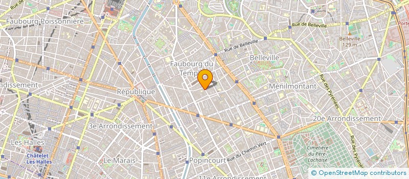 localisation de l'entreprise BERTRAND BEZE à PARIS
