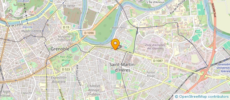 localisation de l'entreprise BERTRAND BLANCHARD  SAINT-MARTIN-D'HERES