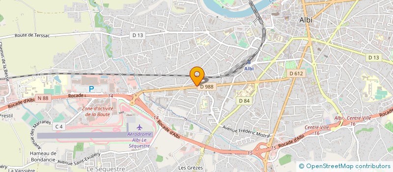 localisation de l'entreprise BERTRAND BOISARD à ALBI