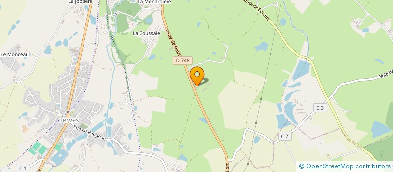 localisation de l'entreprise BERTRAND BOUDOIRE  BRESSUIRE