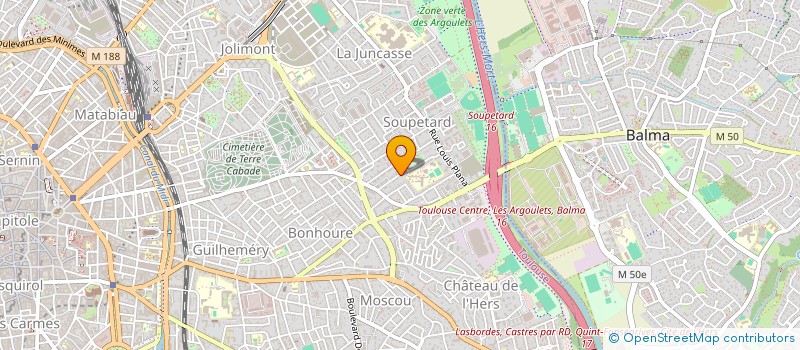 localisation de l'entreprise BERTRAND CARETTE à TOULOUSE