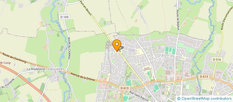 localisation de l'entreprise BERTRAND COLLET  BAYEUX