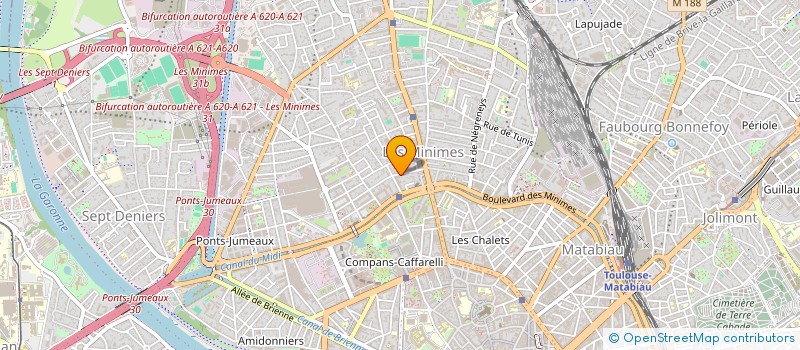 localisation de l'entreprise BERTRAND COUDARD CONSEIL  TOULOUSE