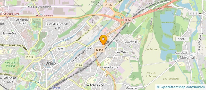 localisation de l'entreprise BERTRAND DOIZY, HUISSIER DE JUSTICE ASSOCIE à DREUX