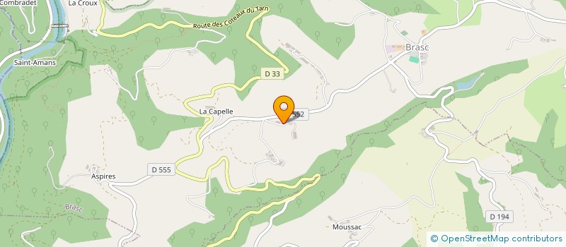 localisation de l'entreprise BERTRAND ENERGIE  COUPIAC