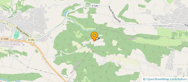 localisation de l'entreprise BERTRAND ET NICOLAS  RUY-MONTCEAU