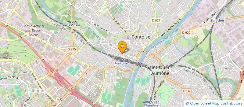 localisation de l'entreprise BERTRAND ET ROETHLISBERGER à PONTOISE
