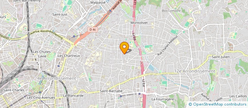 localisation de l'entreprise BERTRAND EXBRAYAT à MARSEILLE