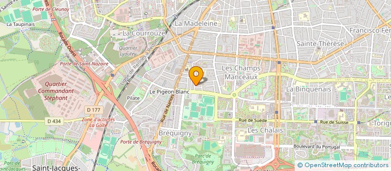 localisation de l'entreprise BERTRAND FINANCE à RENNES