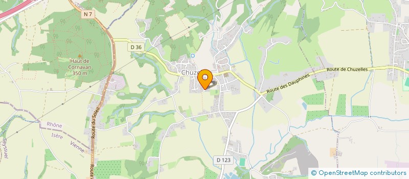 localisation de l'entreprise BERTRAND FREMINET PRODUCTIONS  CHUZELLES