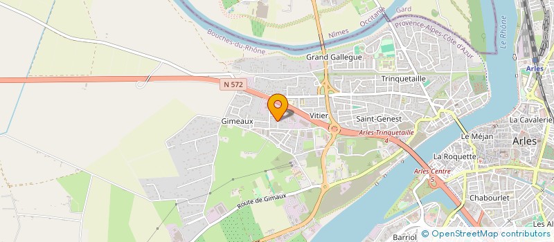 localisation de l'entreprise BERTRAND FRERES à ARLES