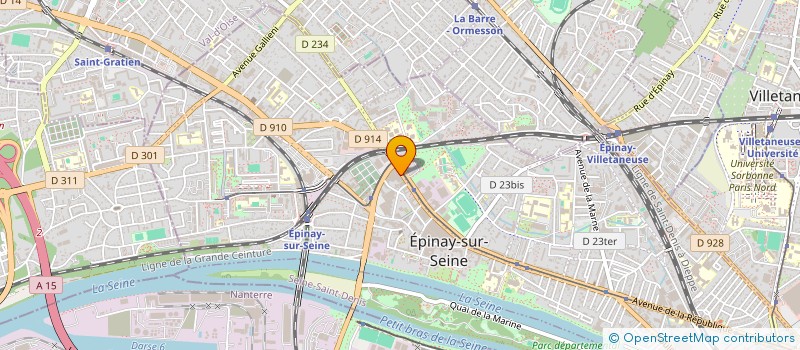 localisation de l'entreprise BERTRAND GESTION à EPINAY-SUR-SEINE