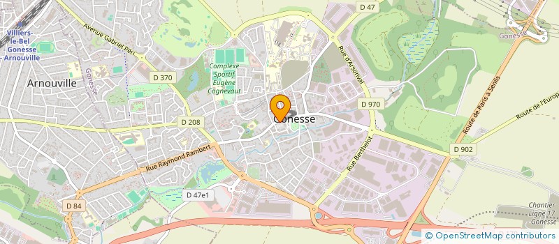 localisation de l'entreprise BERTRAND GROUP TAXI VTC  THILLAY (LE)