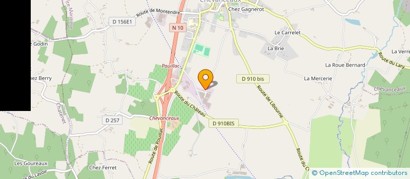 localisation de l'entreprise BERTRAND JAMES ET FILS à POUILLAC
