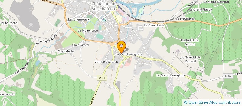 localisation de l'entreprise BERTRAND POLICO à CHATEAUNEUF-SUR-CHARENTE