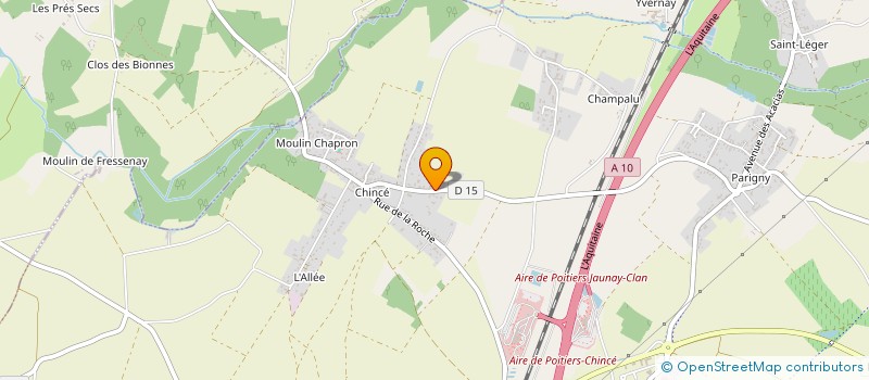 localisation de l'entreprise BERTRAND POURCEL IMMOBILIER  JAUNAY-MARIGNY