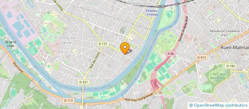 localisation de l'entreprise BERTRAND REYNAUD CONSEIL  CROISSY SUR SEINE