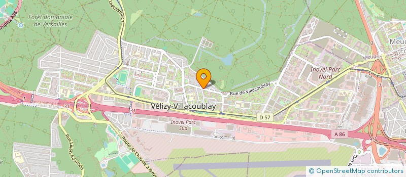 localisation de l'entreprise BERTRAND SIDOT  VELIZY-VILLACOUBLAY