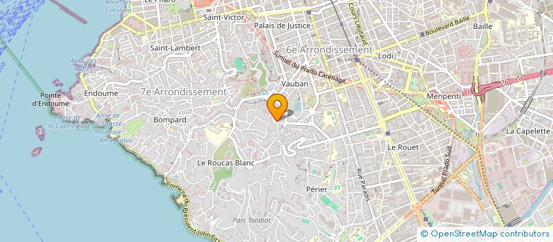 localisation de l'entreprise BERTRANGERE à MARSEILLE