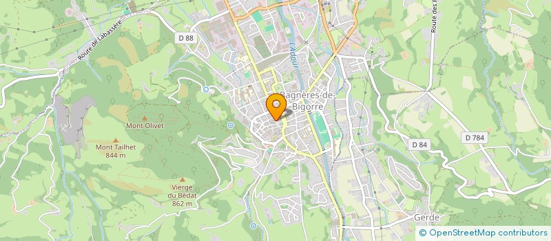 localisation de l'entreprise BERTRANNE SPORTS BY SGF  BAGNERES-DE-BIGORRE