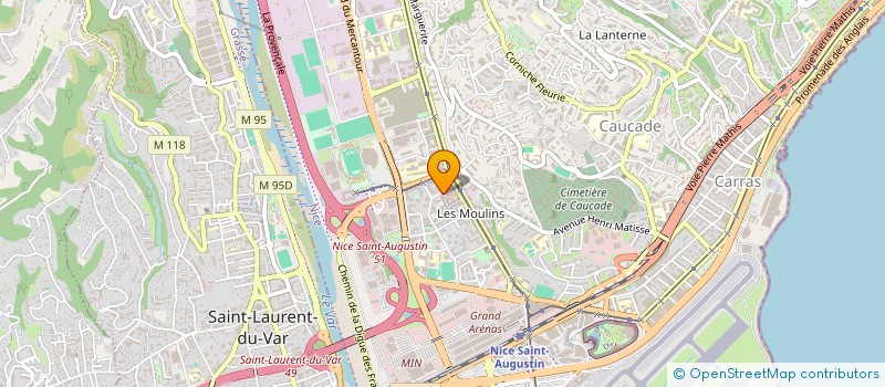 localisation de l'entreprise BERTRANS à NICE