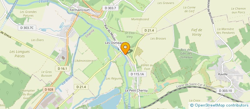 localisation de l'entreprise BERTRANSPEED à CHERISY