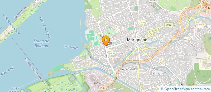 localisation de l'entreprise BERTREAL 13 à MARIGNANE