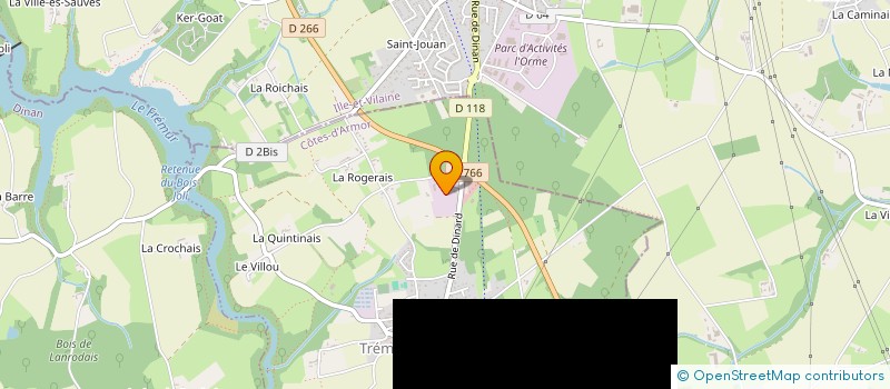 localisation de l'entreprise BERTRON CREATION  TREMEREUC