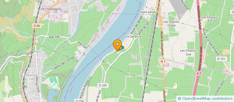 localisation de l'entreprise BERTROY  LA ROCHE-DE-GLUN