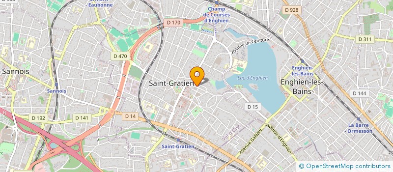localisation de l'entreprise BERTUCCI à SAINT-GRATIEN