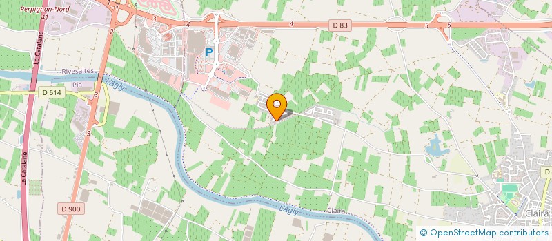 localisation de l'entreprise BERTUCCI  CLAIRA