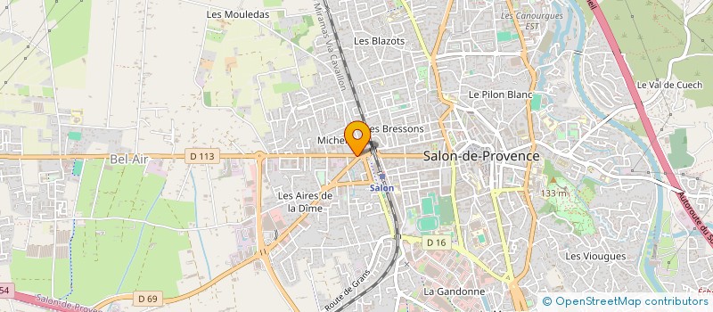 localisation de l'entreprise BERTV  SALON-DE-PROVENCE