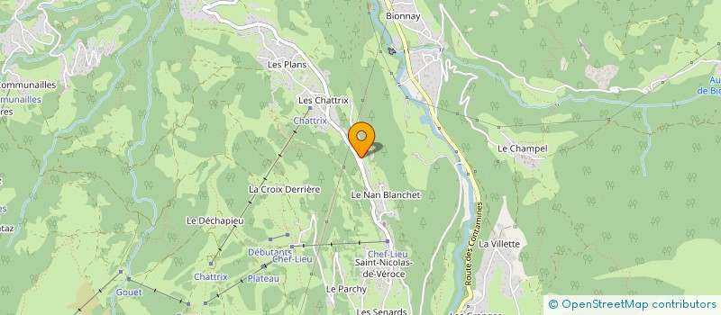 localisation de l'entreprise BERU  SAINT-GERVAIS-LES-BAINS