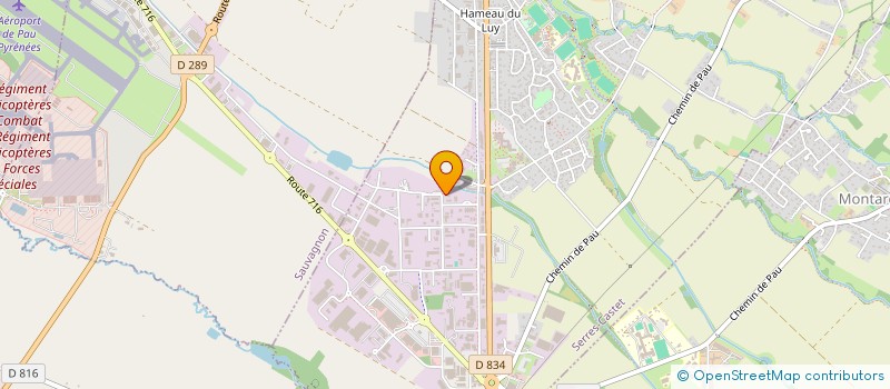 localisation de l'entreprise BERUD à SERRES-CASTET