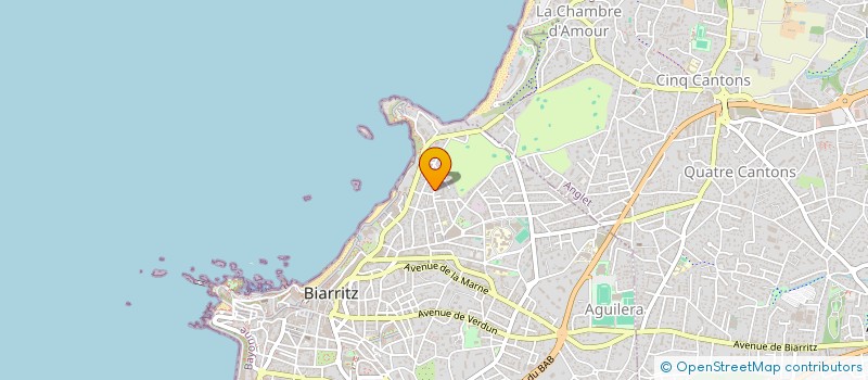 localisation de l'entreprise BERUOZ à BIARRITZ