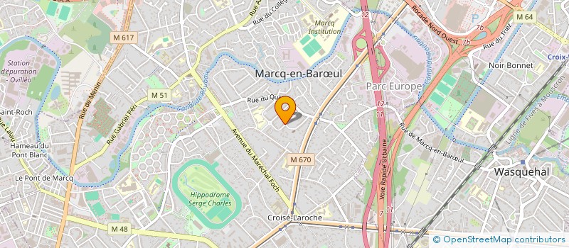 localisation de l'entreprise BERUVE à LILLE
