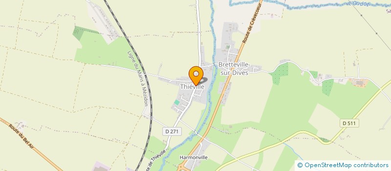 localisation de l'entreprise BERVAL  SAINT-PIERRE-EN-AUGE