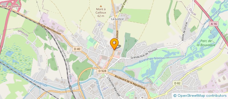 localisation de l'entreprise BERVICADA à ABBEVILLE