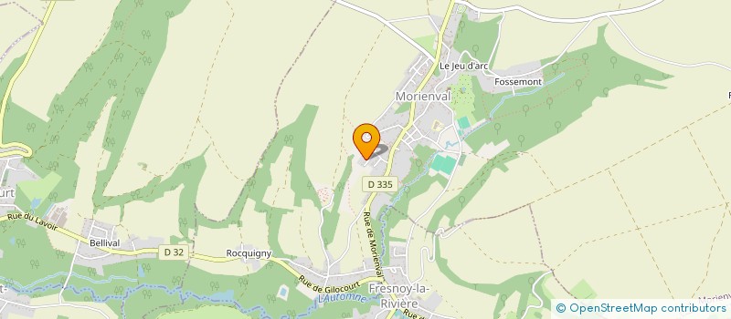 localisation de l'entreprise BERVIN DRIVER  MORIENVAL