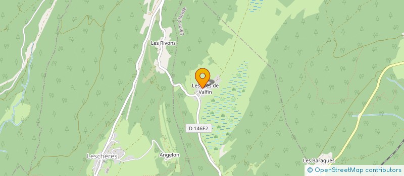 localisation de l'entreprise BERVOLYS  SAINT-CLAUDE