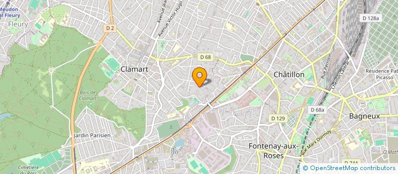 localisation de l'entreprise BERWALD à CLAMART