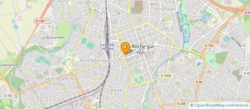 localisation de l'entreprise BERWIN à LA ROCHE-SUR-YON