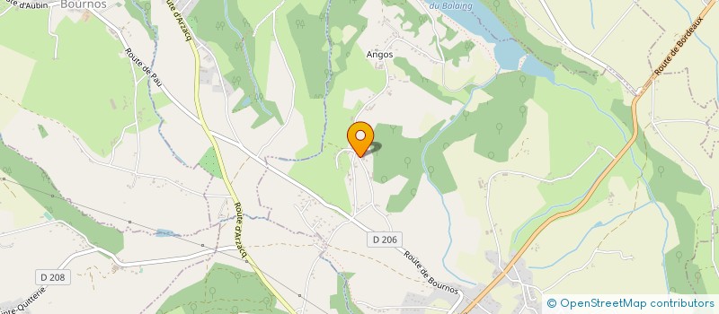 localisation de l'entreprise BERYERET  NAVAILLES-ANGOS