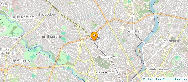 localisation de l'entreprise BERYL à NANTES