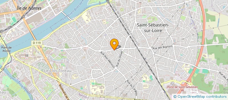 localisation de l'entreprise BERYL INVEST à SAINT-SEBASTIEN-SUR-LOIRE