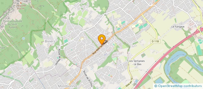 localisation de l'entreprise BERYLLOS  BIVIERS