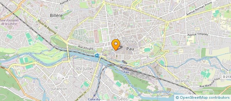 localisation de l'entreprise BERYLOR à PAU