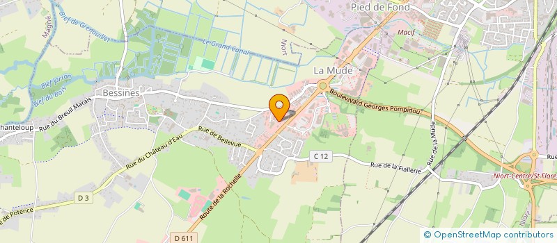 localisation de l'entreprise BERYLYS  BESSINES