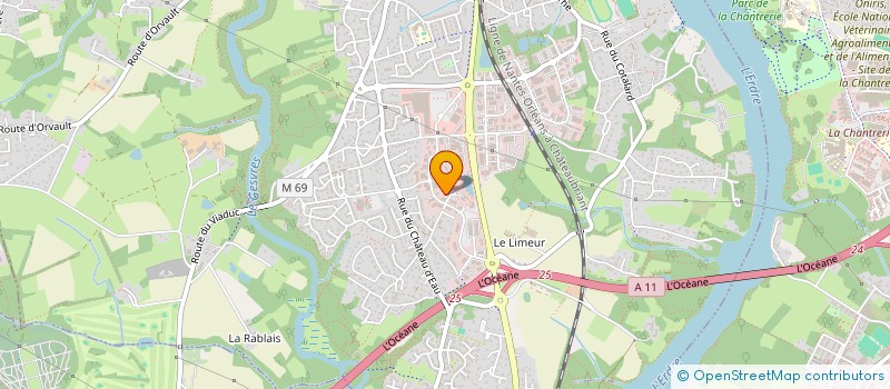 localisation de l'entreprise BERYV  LA CHAPELLE-SUR-ERDRE