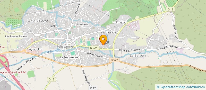 localisation de l'entreprise BERZET à PELISSANNE